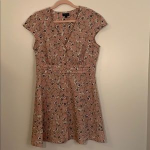 Topshop Floral Dress